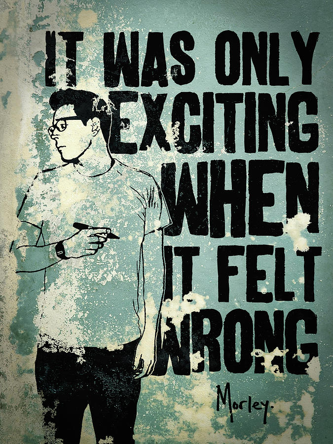 Felt Wrong Painting by Morley Felt Wrong Painting by Morley