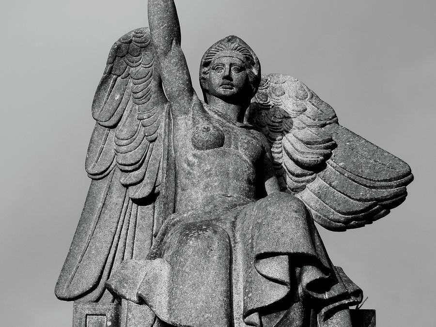 Stone Photograph - Female Angel by David Gallie