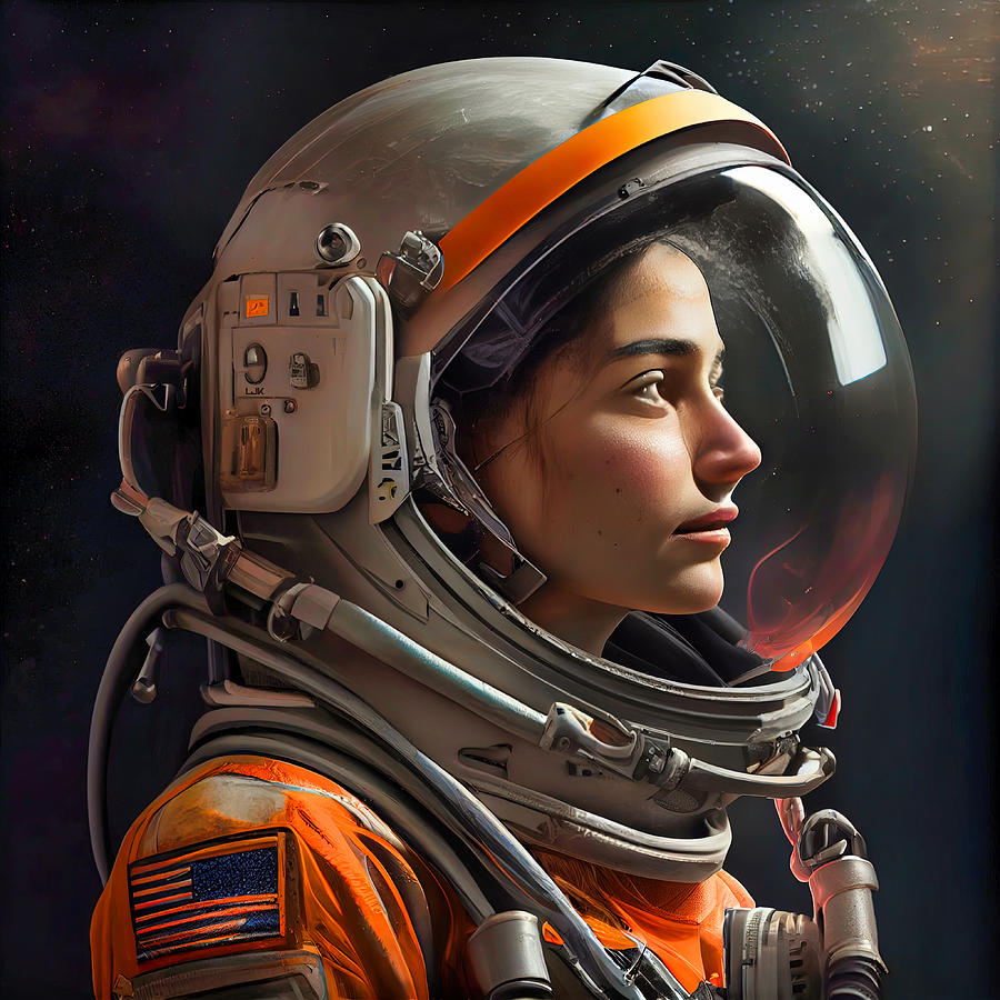 Female Astronaut Photograph by Lee Kershaw - Fine Art America