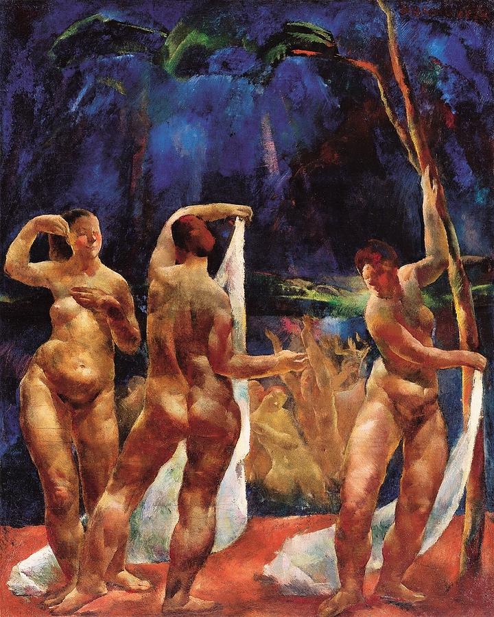 Female Bathers Painting