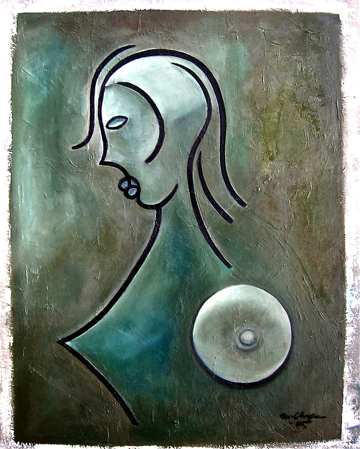Female Bronze Painting by Martel Chapman