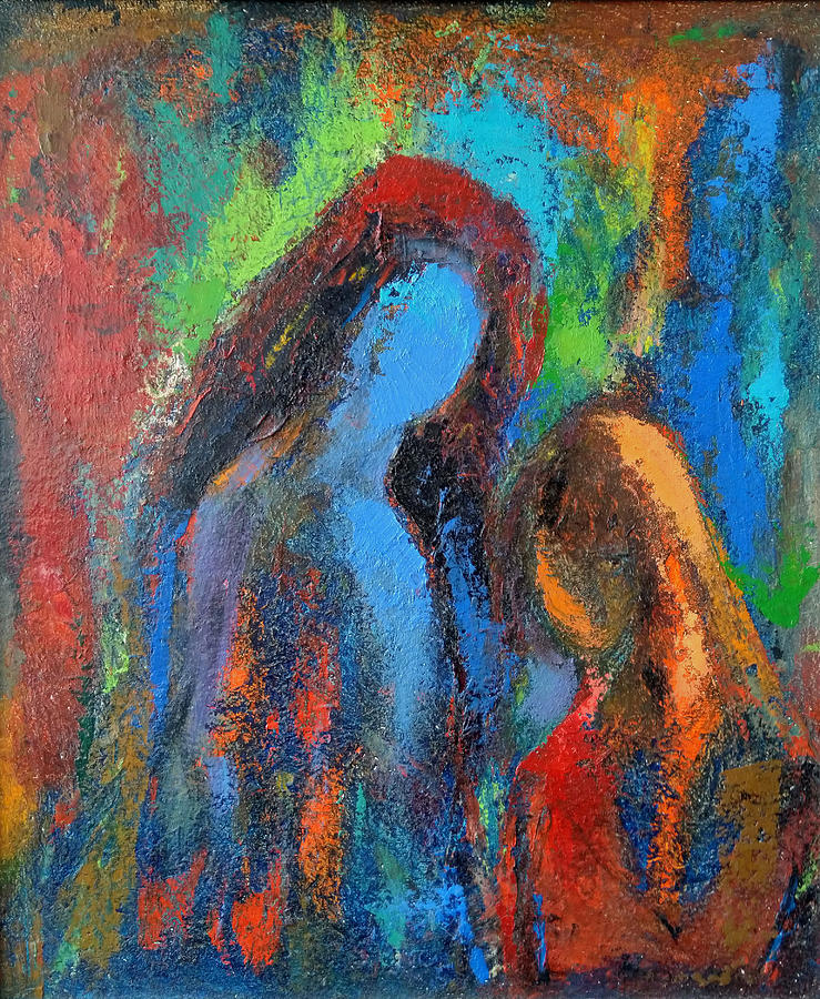 Female Painting - Female Figures by Kamsar Ohanyan Female Painting - Female Figures by Kamsar Ohanyan
