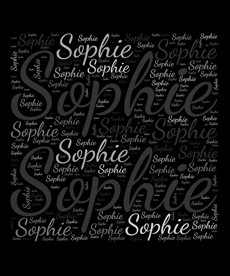 Female First Name Sophie Digital Art By Vidddie Publyshd Fine Art America