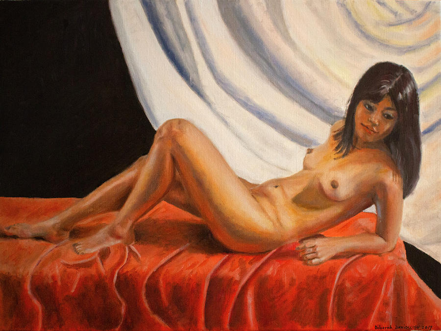 Female Nude Study Painting