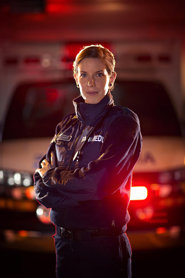 Female Paramedic Photograph by Dan_prat