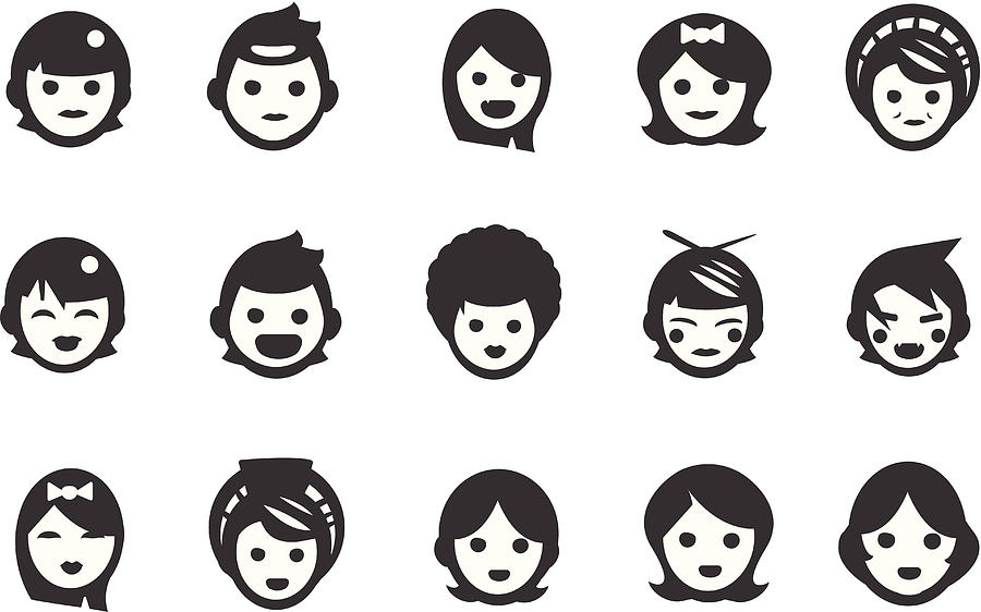 Female User Icons Drawing by Mystockicons