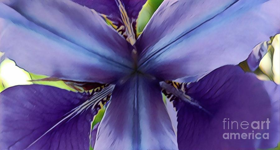 Femme Iris Painting by Marilyn Smith