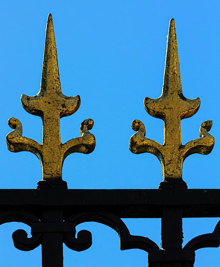 Fence With Decorative Points Photograph