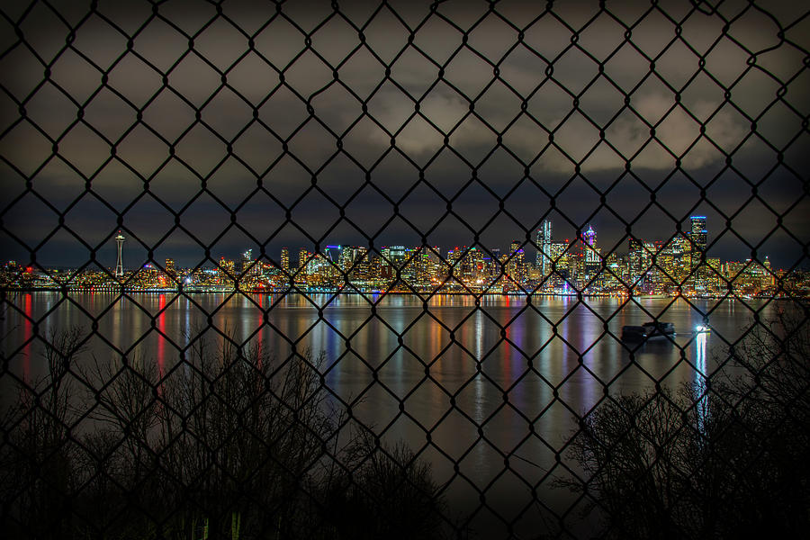 Fenced Into Seattle Photograph by Matt McDonald