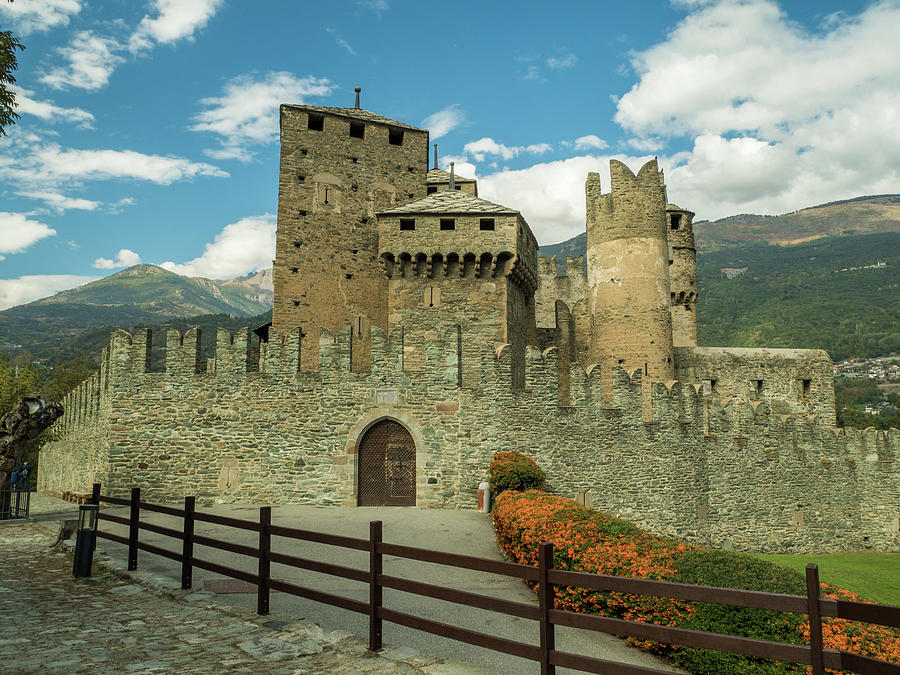 Fenis Castle Aosta Valley Photograph by Richard Boot - Fine Art America