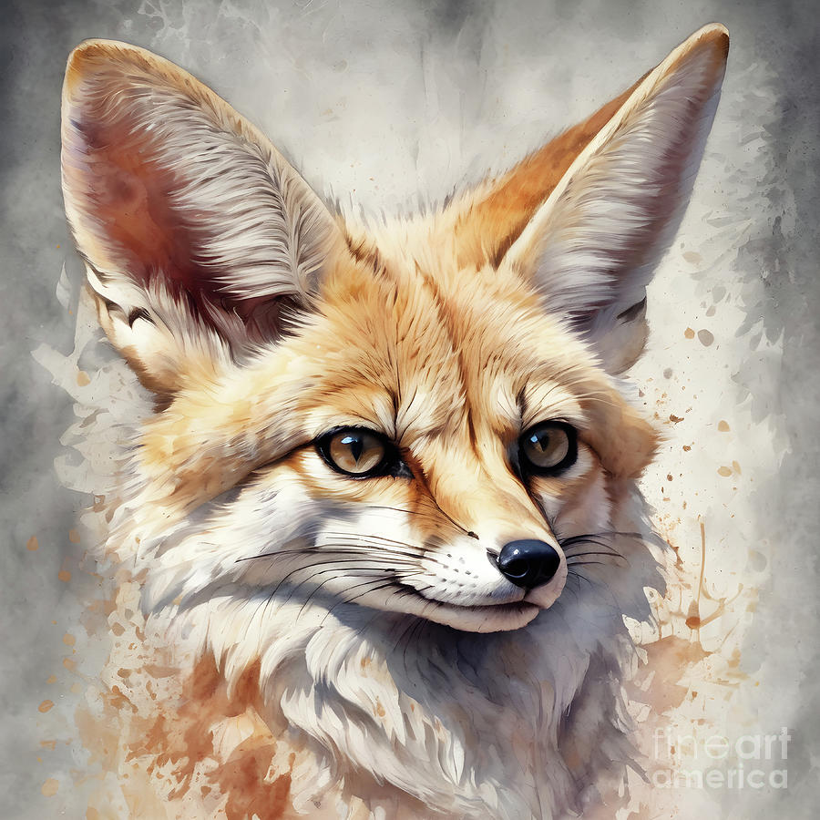 FENNEC FOX 3 Art Print Digital Art by DSE Graphics