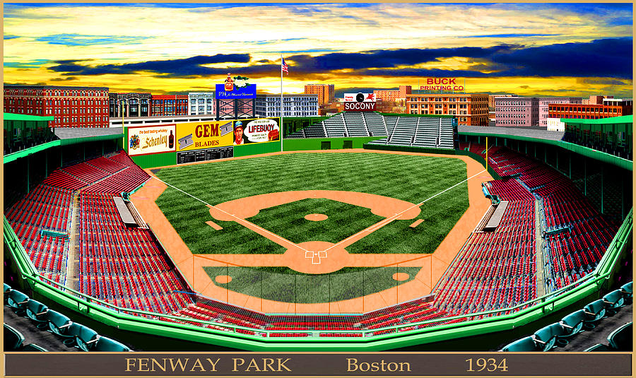 Braves Field 1915 Digital Art by Gary Grigsby - Fine Art America