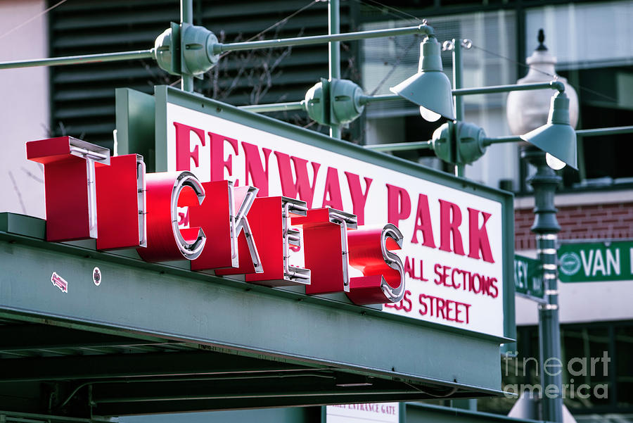 Fenway Tickets Photograph by Jerry Fornarotto