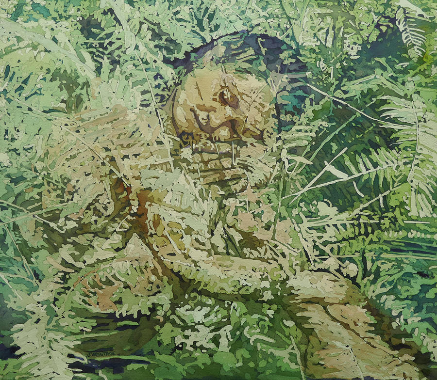 Fern Painting by Jenny Armitage