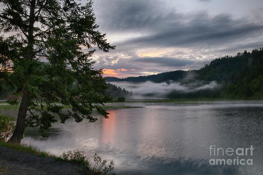 Nature Photograph - Fernan Daybreak by Idaho Scenic Images Linda Lantzy