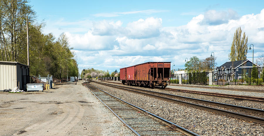 Ferndale Train Yard Photograph by Tom Cochran