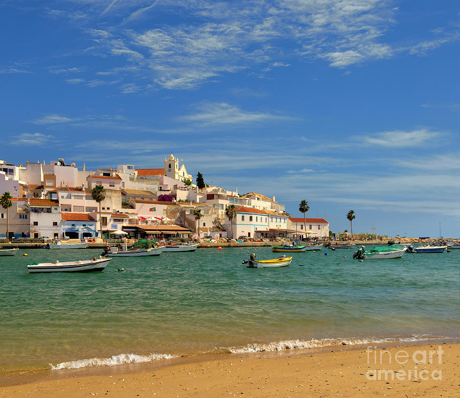 Ferragudo fishing village, Portugal Photograph by Mikehoward Photography