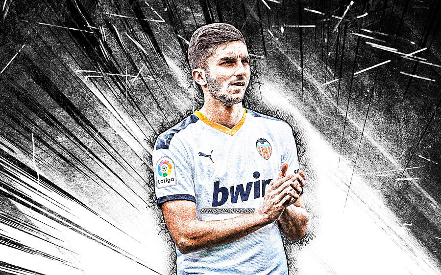 Ferran Torres Grunge Art Spanish Footballers Manchester City Fc Premier League Ferran Torres