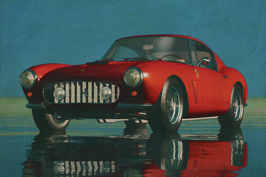 Ferrari 250 GT SWB Berlinetta - A Classic Car From Italy Digital Art by Jan Keteleer