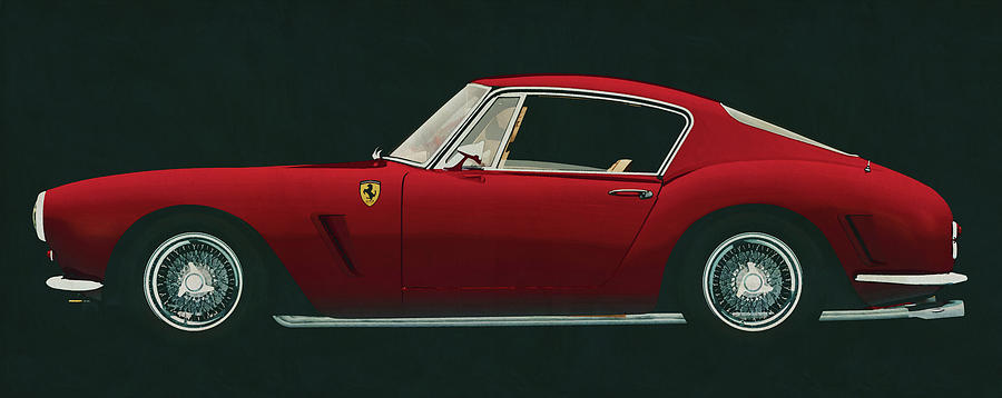 Ferrari 250 GT SWB Berlinetta from 1957 brings an eye-catcher in Painting by Jan Keteleer
