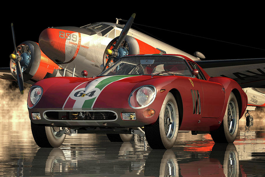 Ferrari 250 GTO From 1964 - So Special Digital Art by Jan Keteleer