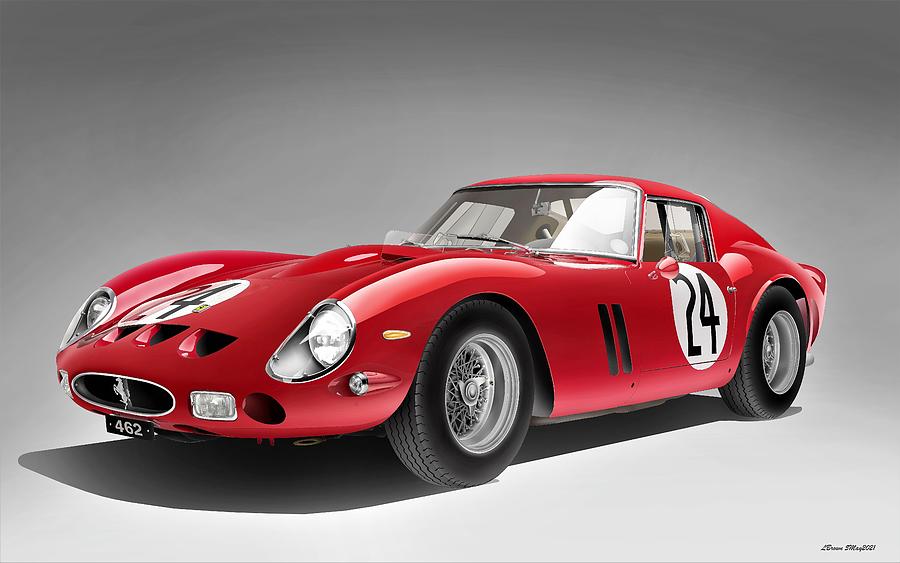 Ferrari 250 GTO Digital Art by Lyle Brown - Fine Art America