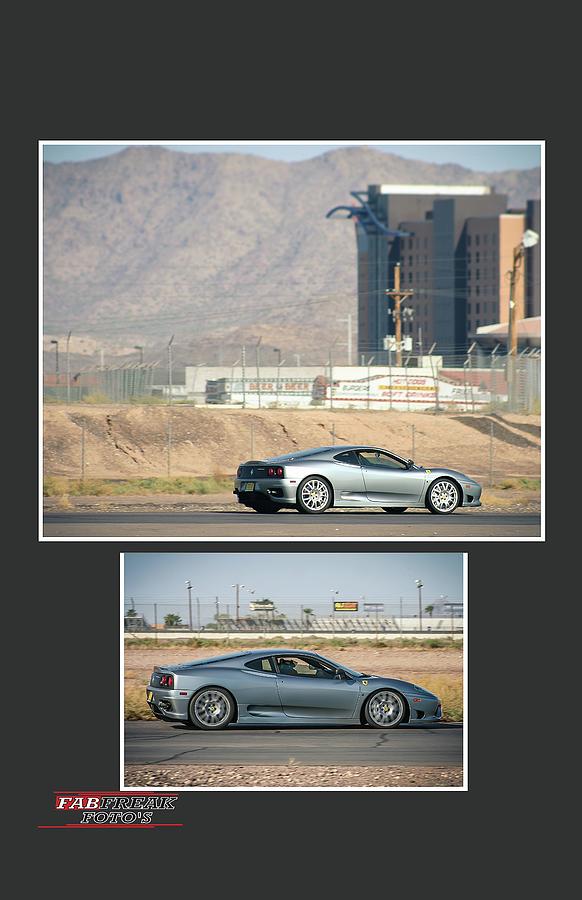 Ferrari 360 Challenge Stradale collage Photograph by Darrell Foster