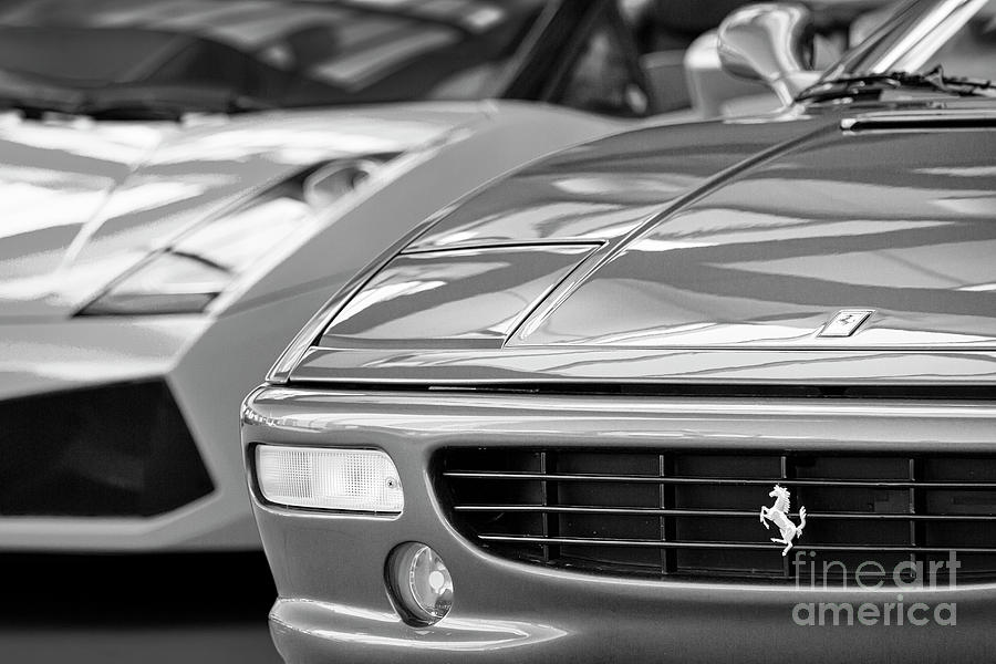 Ferrari and Lamborghini Photograph by Dennis Hedberg