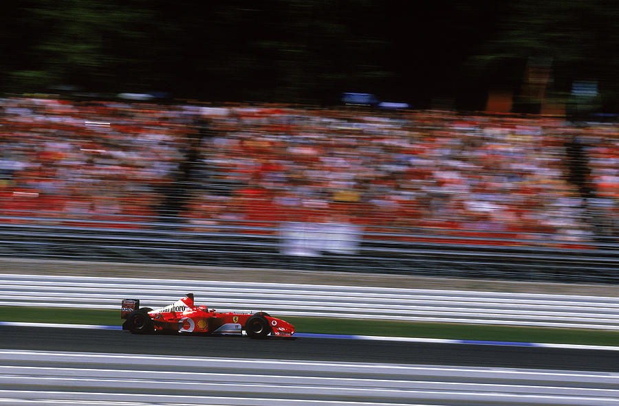 Ferrari driver Michael Schumacher Photograph by Clive Mason