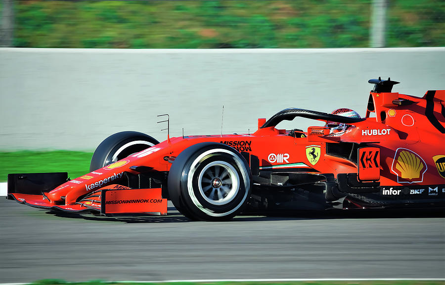 Ferrari F1 car of Charles Leclerc Photograph by Jonathan AJ - Fine Art ...