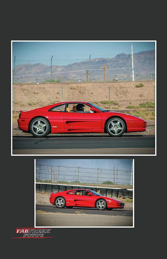 Ferrari F355 collage Photograph by Darrell Foster