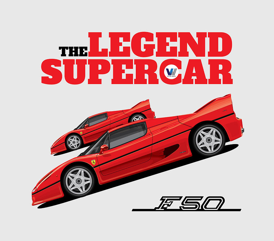 Ferrari F50 poster & stampe di Ford Art - Printler