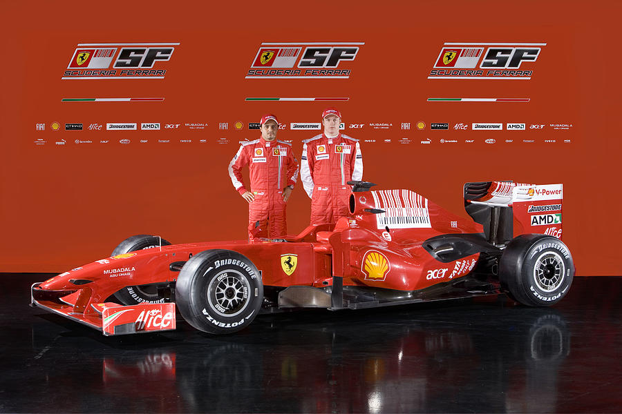 Ferrari F60 Formula One 2009 Season Car Is Launched Photograph by Handout