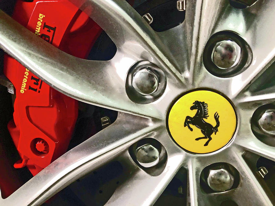 Ferrari Wheel Photograph by Shoal Hollingsworth