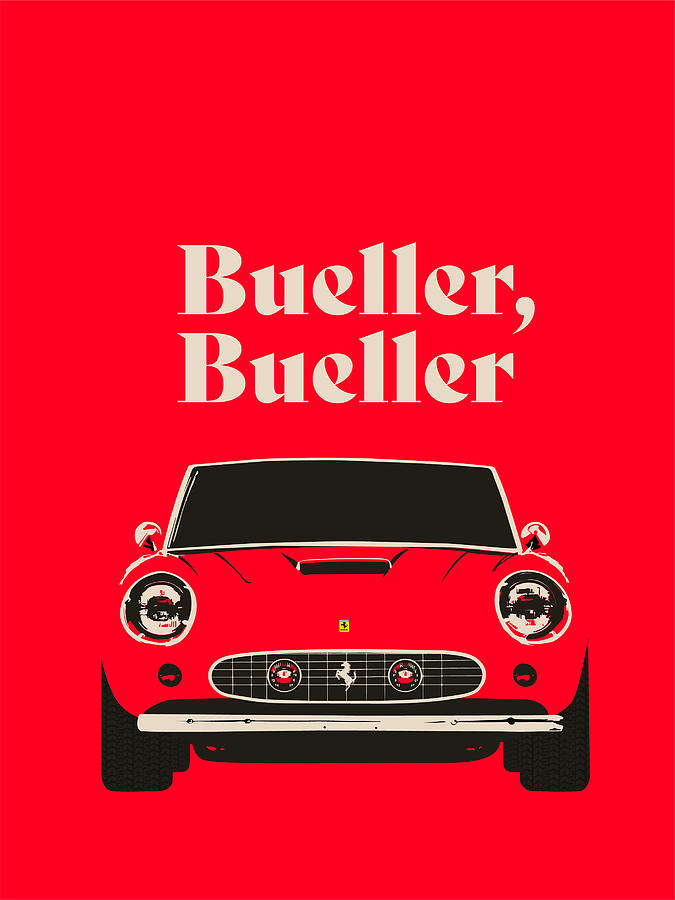 Movie Poster Digital Art - Ferris Buellers Day Off Graphic Art by Nick Lighter