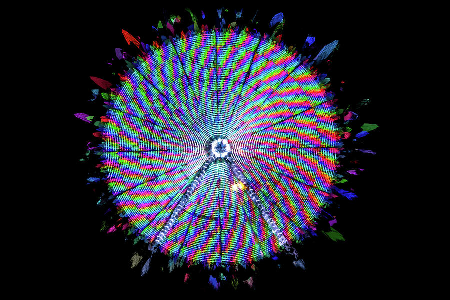 Ferris Splatter Digital Art by John Kirkland
