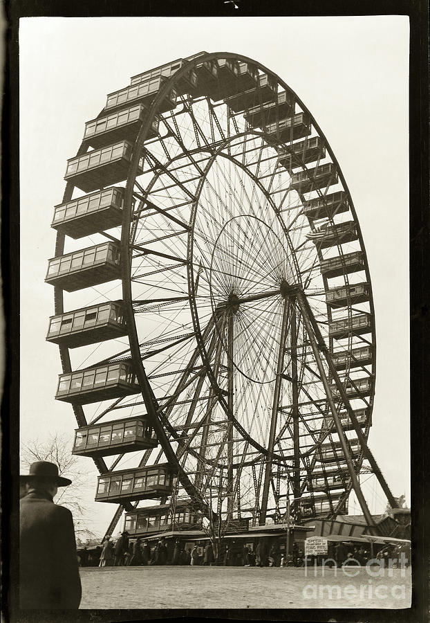 Ferris Wheel 1904 Photograph