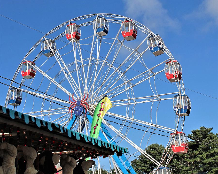 Ferris Wheel at the Marshfield Fair Photograph by Jackie Locantore Pixels