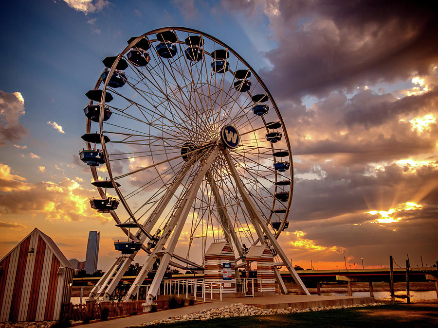 Ferris Wheel in Glory  Photograph by Buck Buchanan