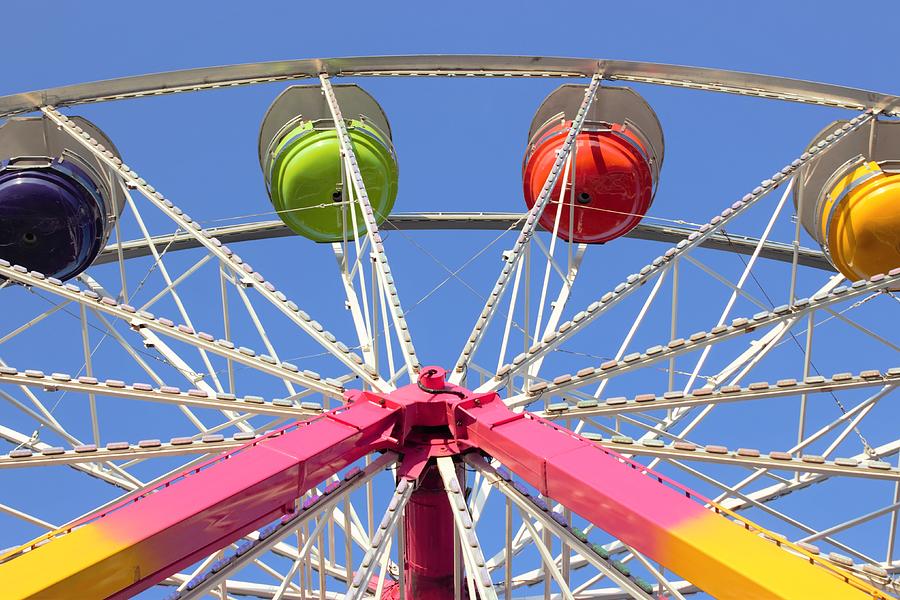 Ferris Wheel Summer Sky Photograph by Joseph Skompski
