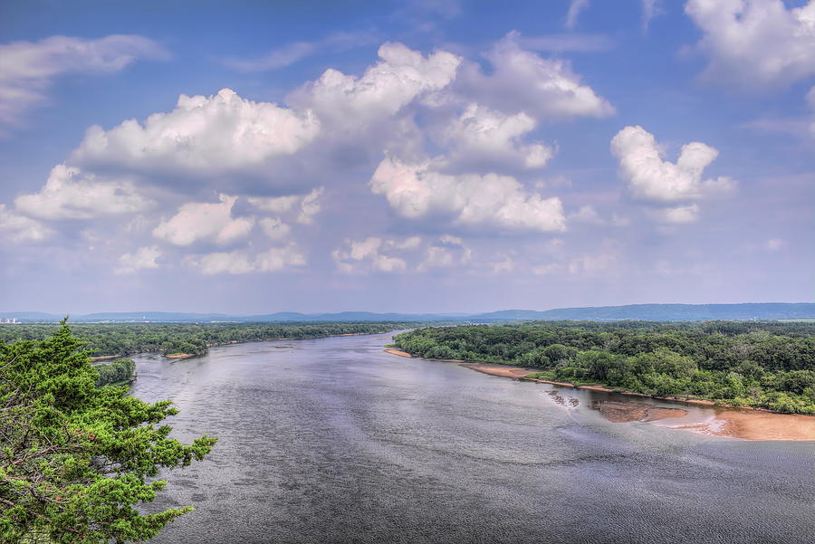 Ferry Bluff North In Summer By Dale Kauzlaric Photograph
