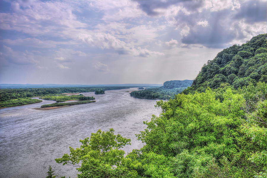 Ferry Bluff South In Summer Photograph by Dale Kauzlaric