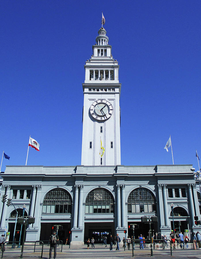 Ferry Building Photograph by Randall Weidner