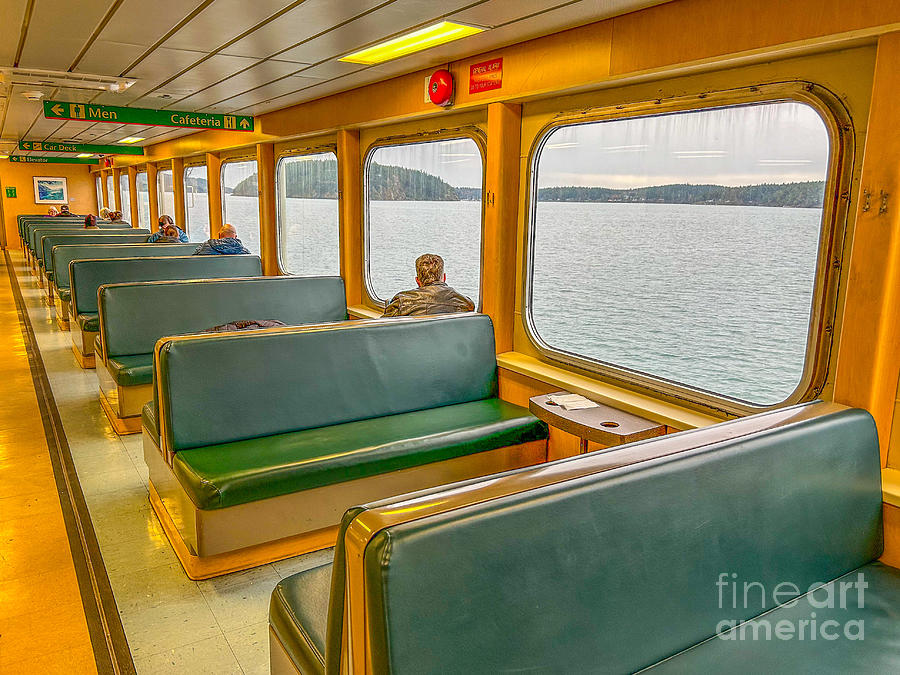 Ferry to Anacortes Photograph by William Wyckoff