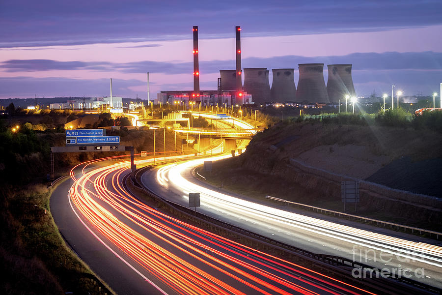 Sunset Photograph - Ferrybridge Power Station by Martin Williams