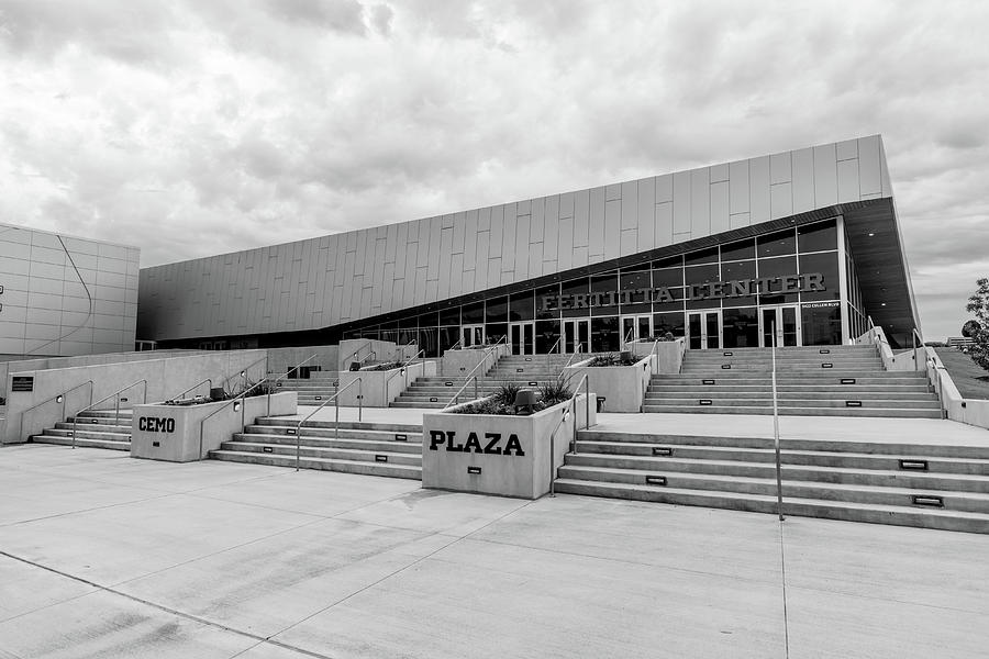 Fertitta Center University of Houston Black and White wide Photograph ...