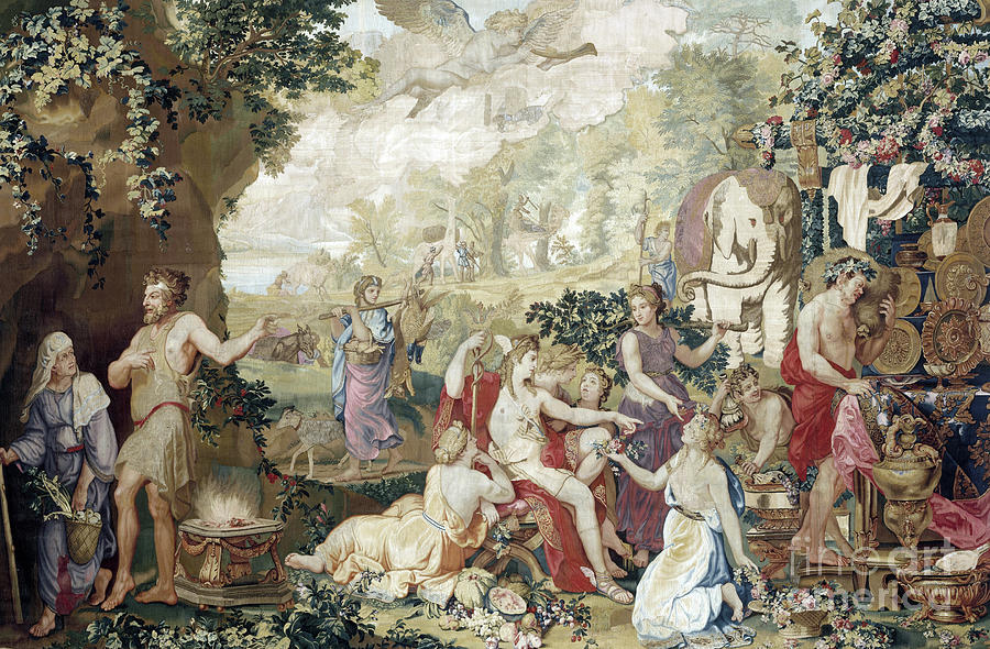 Festival of Psyche Tapestry - Textile by Granger