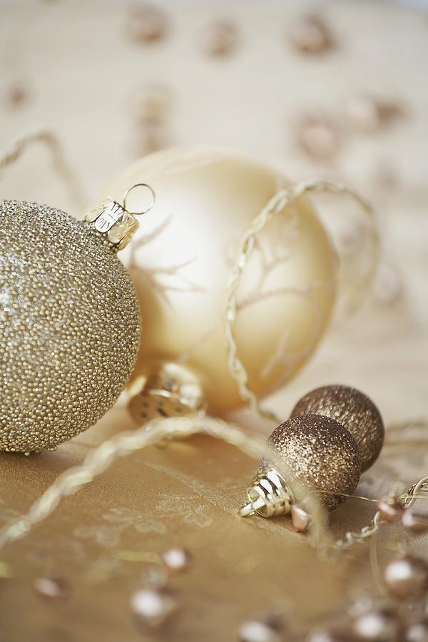 Festive Christmas Decorations Photograph by Tammy Hanratty
