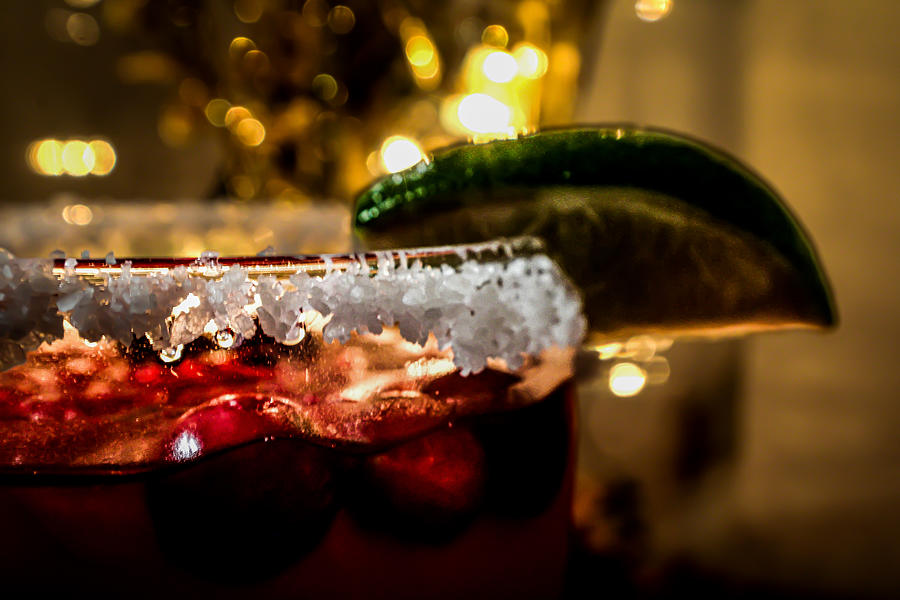 Festive Cranberry Margarita  Photograph by W Craig Photography