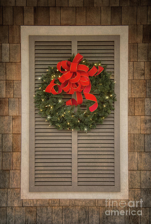 Festive Wreath Photograph by Michelle Tinger